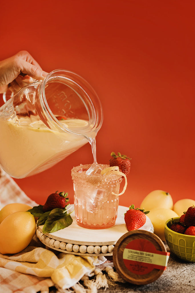 Strawberry Shrub Infused Cocktail Recipe