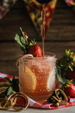 Berry Rhubarb Fizz